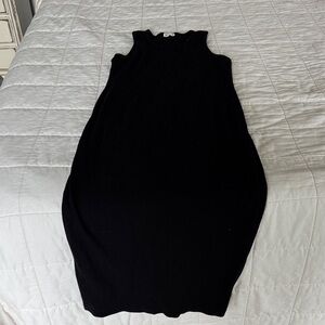 Marine Layer Elegant Black Maxi Dress